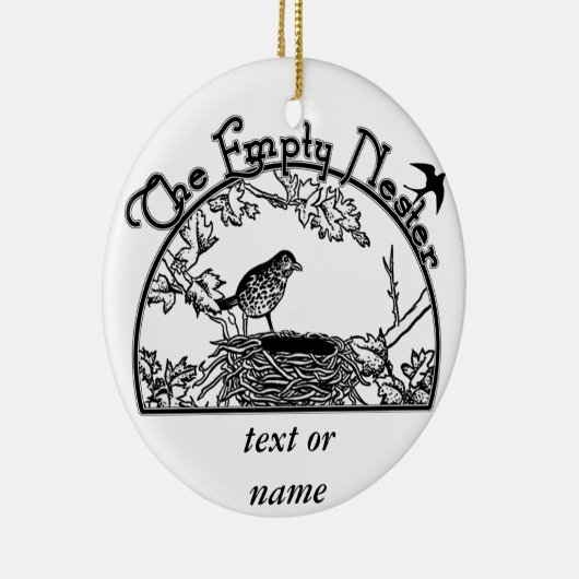 De lege nester keramisch ornament (Rechts)