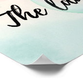 De lege ruimte heldere Waterverf Poster (Hoek)