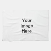 De lege Sjabloon voegt uw Afbeelding en/of Tekst t Theedoek (Horizontaal)