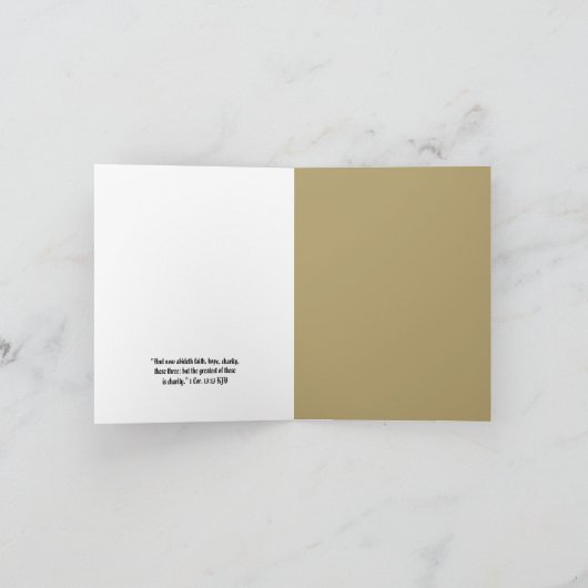 De lege Sympathie dankt u nota neemt van Kaart -- (Binnen)