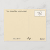 De lege tombe van Jezus Christus op Briefkaart (Achterkant)