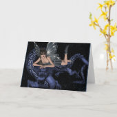 De lege wenskaarten van de Fantasie van de Draak Kaart (Gele Bloem)