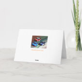 De lege Wenskaarten van het Ras "van de Dag" Kaart (Achterkant)