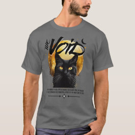 De lege zwarte kat T-shirt