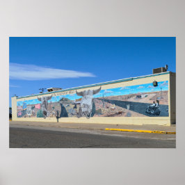 De legendarie wegmuurschildering, Route 66, Tucumc Poster