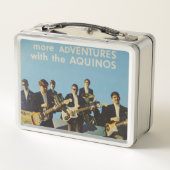 DE LEGENDARISCHE AQUINOS - Silver Metal Lunchbox (Achterkant)