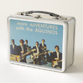 DE LEGENDARISCHE AQUINOS - Silver Metal Lunchbox (Voorkant)
