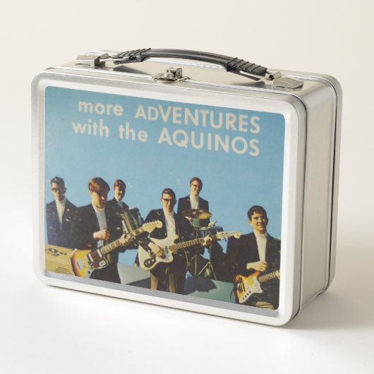 DE LEGENDARISCHE AQUINOS - Silver Metal Lunchbox (Voorkant)