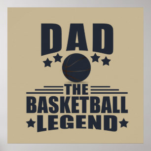 de legendarische basketballer vader poster