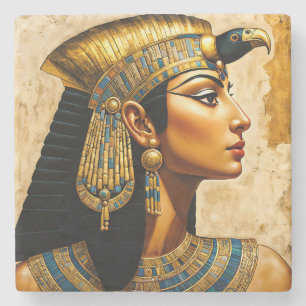 De legendarische Cleopatra VII Stenen Onderzetter