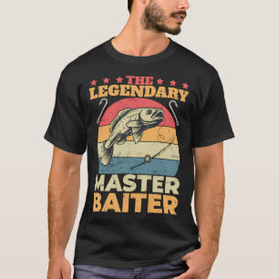 De legendarische meester lokker visgrap t-shirt