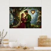 De legendarische romance van Sherwood Forest Poster (Keuken)