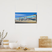 "De legendarische routemuurschildering, Route 66,  Poster (Keuken)