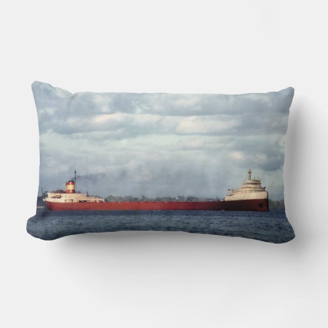 De legendarische S.S. Edmund Fitzgerald Kussen (Voorkant)
