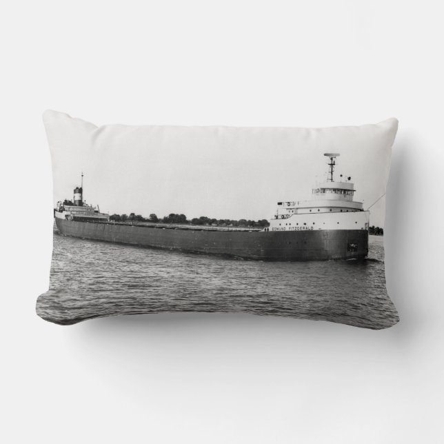De legendarische S.S. Edmund Fitzgerald Kussen (Voorkant)