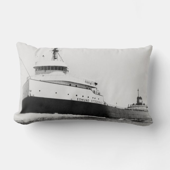 De legendarische S.S. Edmund Fitzgerald Kussen (Voorkant)