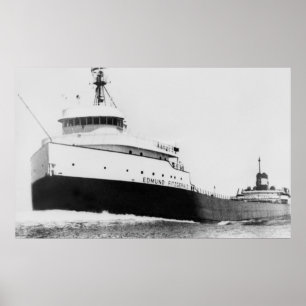 De legendarische S.S. Edmund Fitzgerald Poster