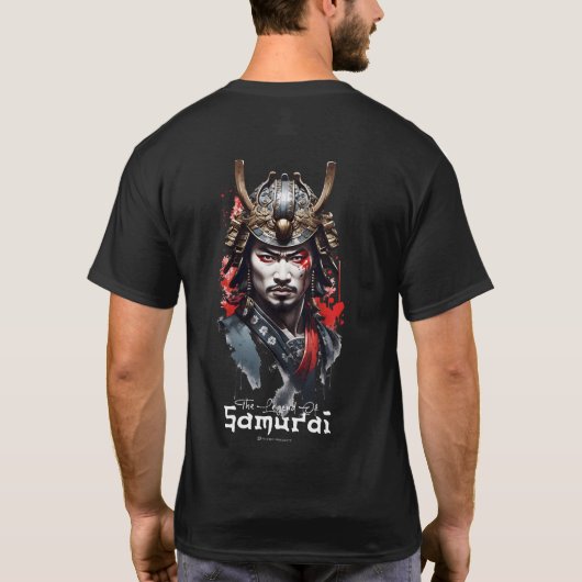 De legendarische Samoerai - Mannen T-shirt (Achterkant)
