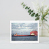 De Legendary S.S. Edmund Fitzgerald Briefkaart (Staand voorkant)
