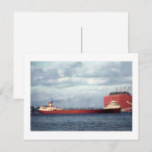 De Legendary S.S. Edmund Fitzgerald Briefkaart (Voorkant / Achterkant)