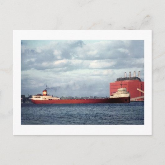 De Legendary S.S. Edmund Fitzgerald Briefkaart (Voorkant)