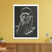 De legende canvas afdruk (Insitu (Woonkamer))