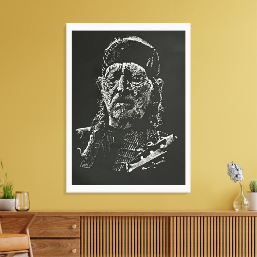 De legende canvas afdruk (Insitu (Woonkamer))