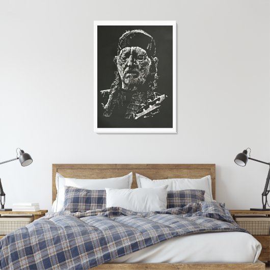 De legende canvas afdruk (Insitu (Slaapkamer))