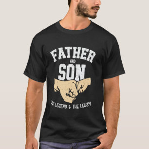 De Legende en The Legacy Vuiststoot Matching Vader T-shirt