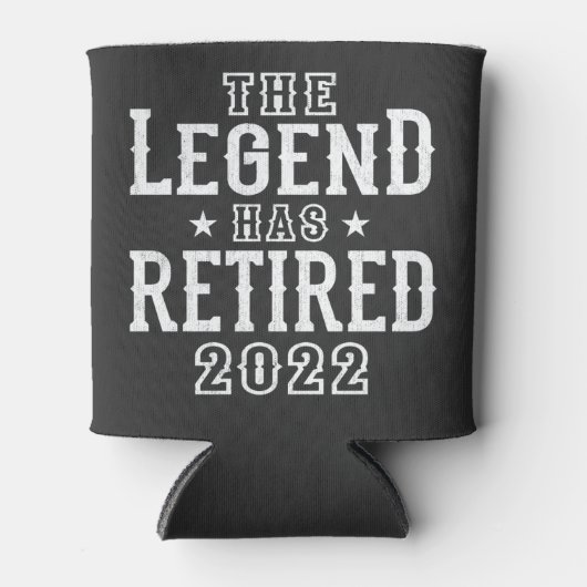 De Legende heeft 2022 in beslag genomen. Blikjeskoeler (Voorkant)