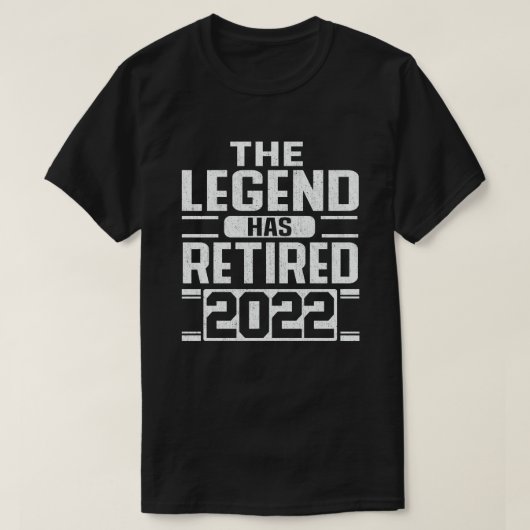 De Legende heeft 2022 in beslag genomen. T-shirt (Design voorkant)