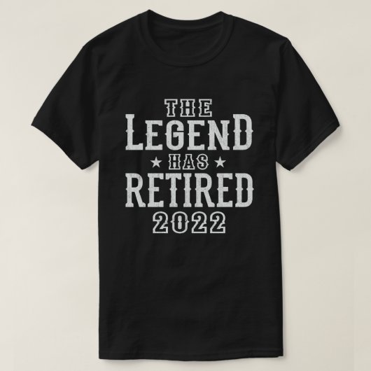 De Legende heeft 2022 in beslag genomen. T-shirt (Design voorkant)