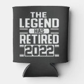 De Legende heeft 2022 pensioen pap Gift gepensione Blikjeskoeler (Voorkant)