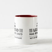 De Legende heeft 2023 in beslag genomen Niet meer Tweekleurige Koffiemok (Center)