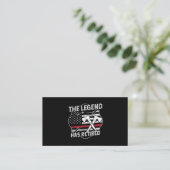 De legende heeft de brandweerwacht in dienst genom visitekaartje (Staand voorkant)