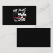 De legende heeft de brandweerwacht in dienst genom visitekaartje (Voorkant / Achterkant)