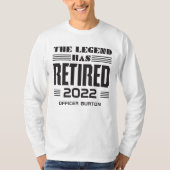 De legende heeft de persoonlijke pensionering inge t-shirt (Voorkant)