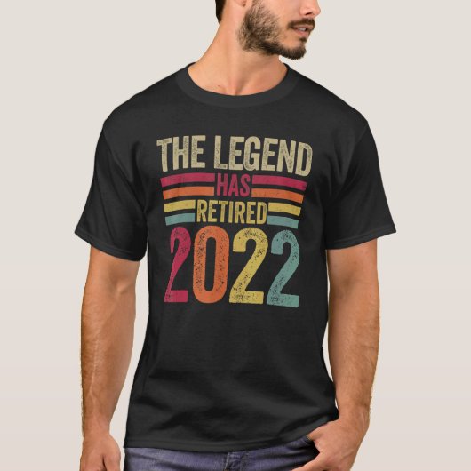 De legende heeft de T-shirt van 2022 in dienst gen (Voorkant)