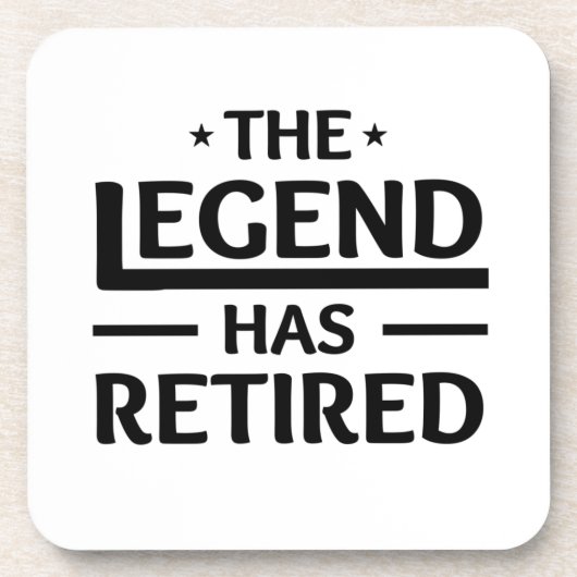 de legende heeft een cadeau voor collega ' s met p bier onderzetter (Voorkant)