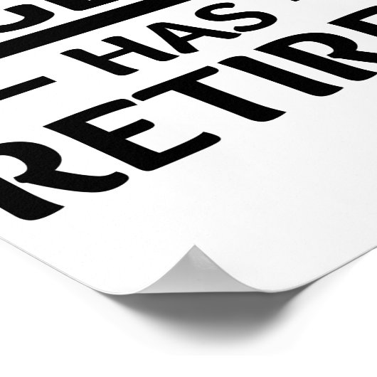 de legende heeft een cadeau voor collega ' s met p poster (Hoek)