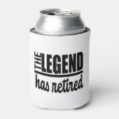 De Legende heeft een grappig cadeau voor vervroegd Blikjeskoeler (Blikje Voorkant)