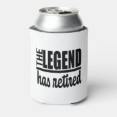 De Legende heeft een grappig cadeau voor vervroegd Blikjeskoeler (Blikje Achterkant)