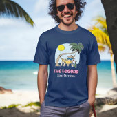 De legende heeft Funny Chill Hangmat Cartoon met p T-shirt