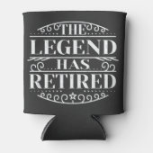 De legende heeft geld teruggekregen. blikjeskoeler (Voorkant)