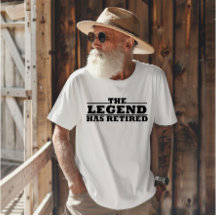 De legende heeft grappige pensioencitaten ingetrok