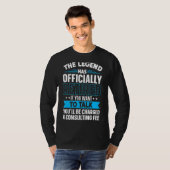 De legende heeft officieel afscheid genomen van Fu T-shirt (Voorkant volledig)