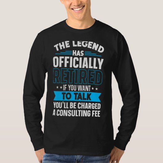 De legende heeft officieel afscheid genomen van Fu T-shirt (Voorkant)
