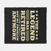 De legende heeft officieel afscheid genomen van gr fleece deken (Voorkant (Horizontaal))