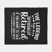 De legende heeft officieel afscheid genomen van gr fleece deken (Voorkant (Horizontaal))