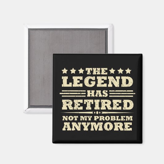 De legende heeft officieel afscheid genomen van gr magneet (Voorkant / Achterkant)